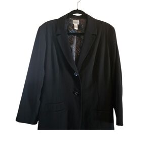 Chico's Elegant Black Blazer Size 2